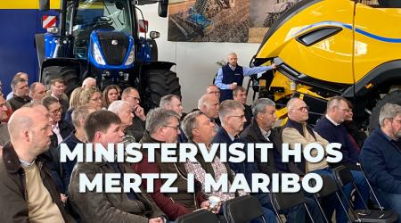 F&oslash;devareminister p&aring; bes&oslash;g